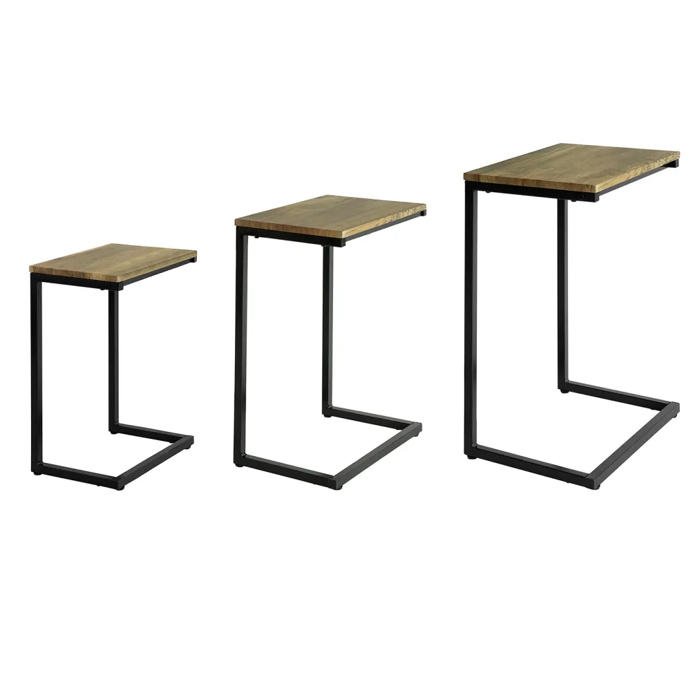 SoBuy Masute de cafea din 3 piese 46x30x61cm FBT102-F
