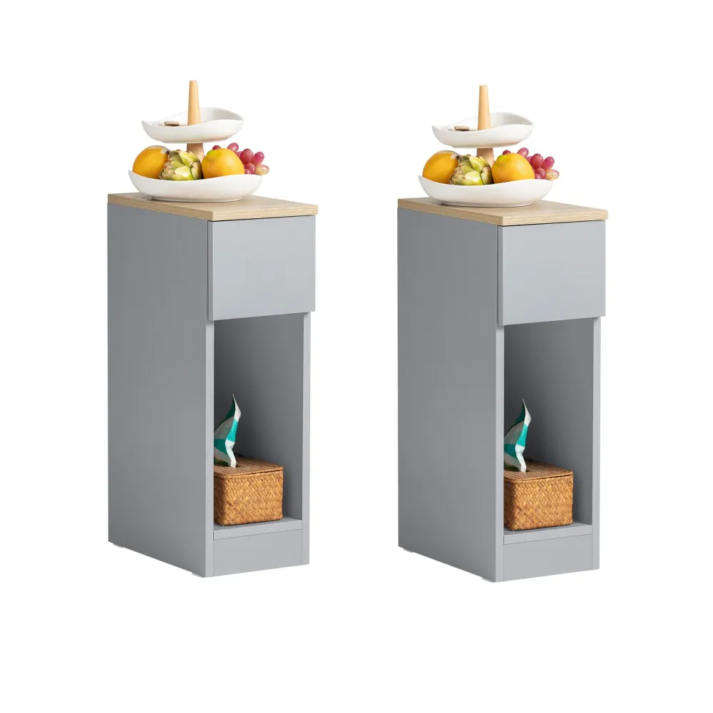 SoBuy 2 x Noptiera 20x60x35cm FBT111-HGx2
