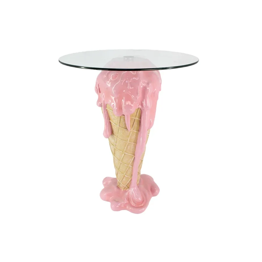 Masa bar roz bej 75 cm Ice Cream