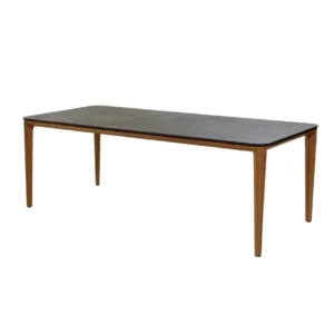 Masa de exterior Cane-line Aspect Teak/Fossil black