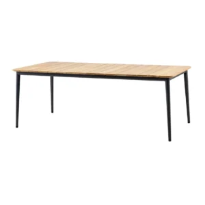 Masa de exterior Cane-line Core Teak /Lava grey