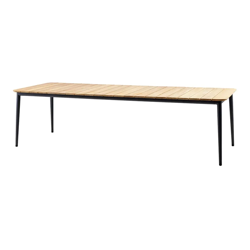Masa de exterior Cane-line Core Teak/Lava grey 274x90 cm