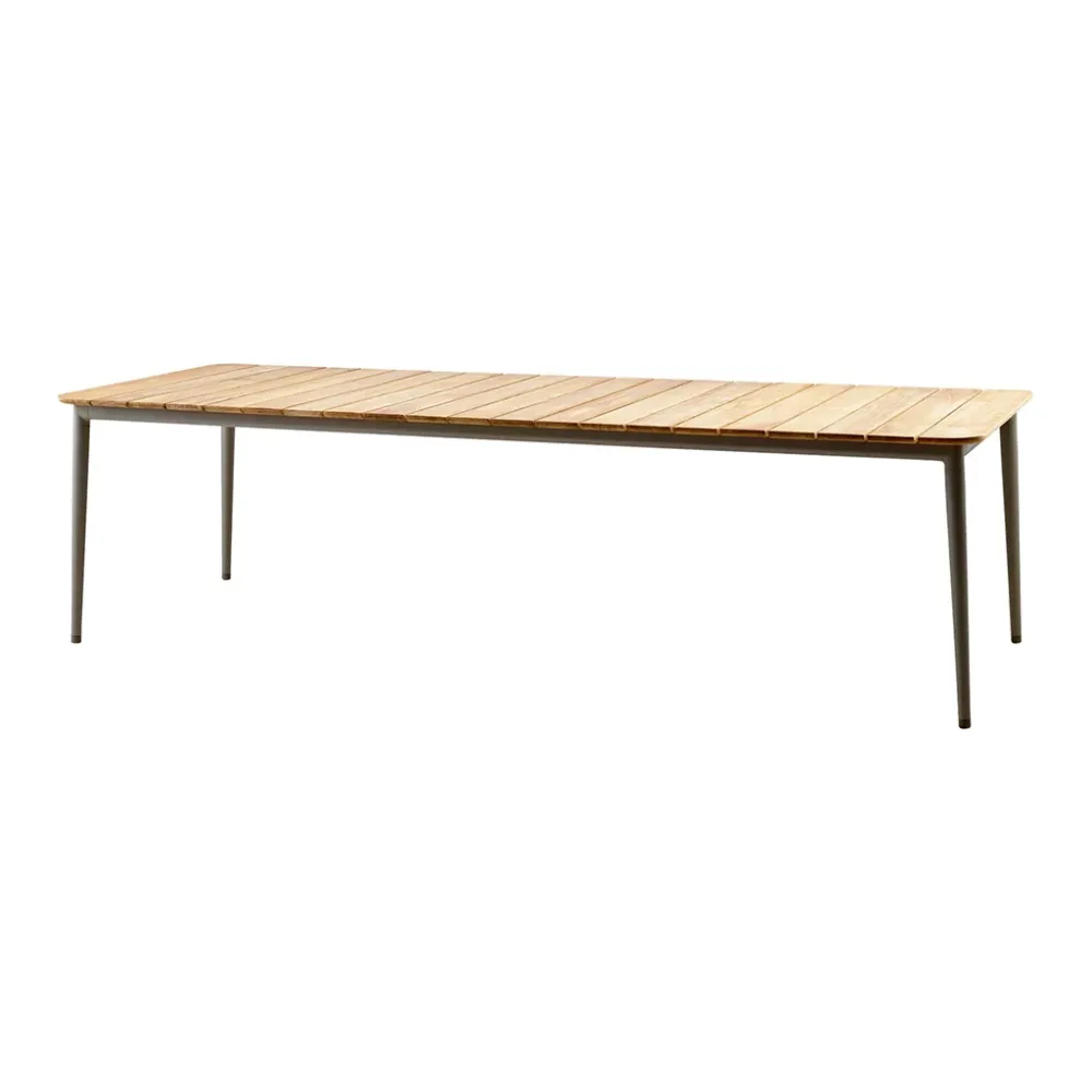 Masa de exterior Cane-line Core Teak/Taupe 274x90 cm