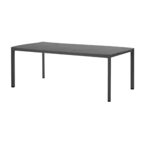 Masa de exterior Cane-line Drop Lava grey/Ceramic Nero
