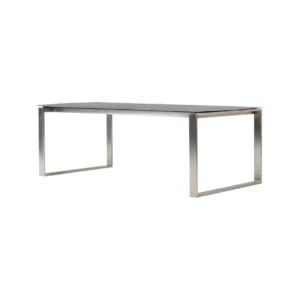 Masa de exterior Cane-line Edge 210/330x100 cm Stainless Steel/Concrete grey