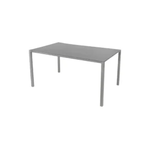 Masa de exterior Cane-line Pure 150x90 cm Light grey/Basalt