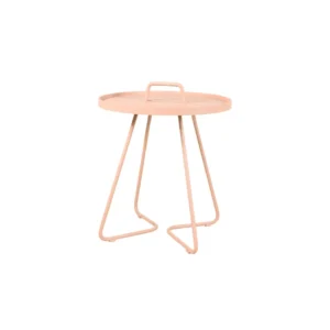 Masuta laterala medie Cane-line On--Move Light rose