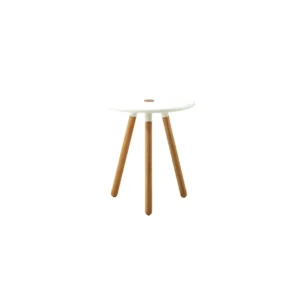 Masuta/taburet Cane-line Area Teak w/White