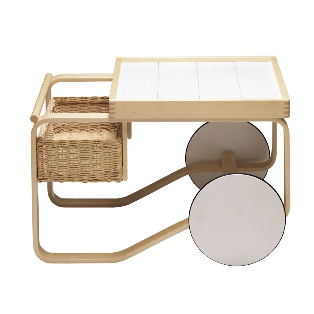 Tea Trolley 900, măsuță cu rotile