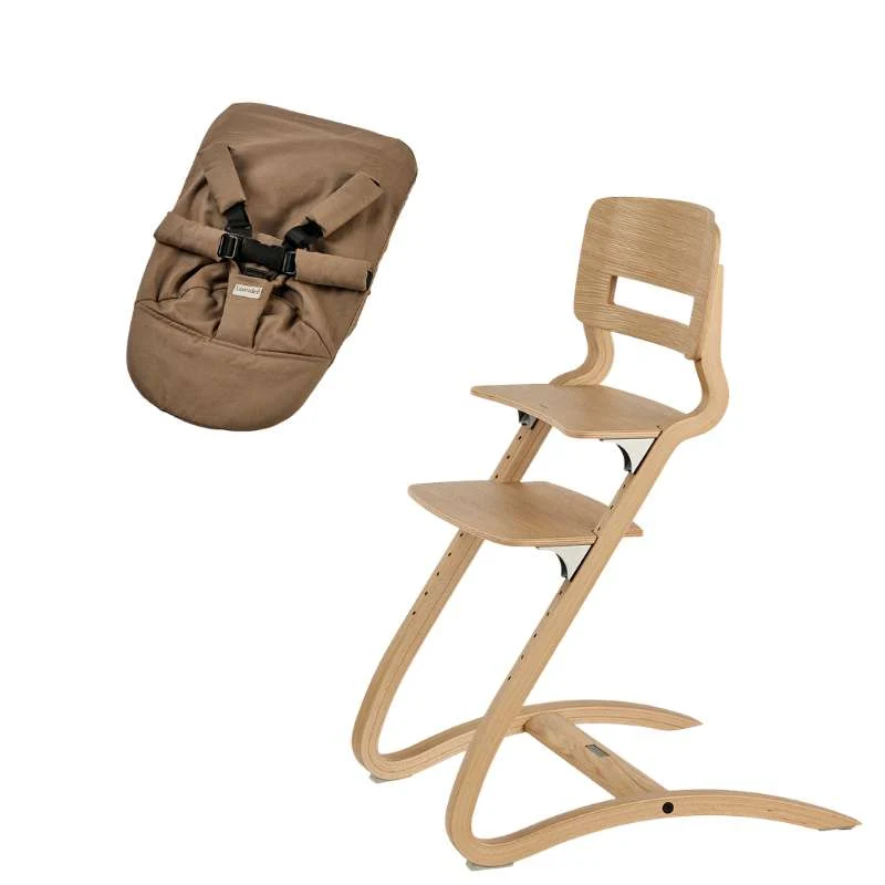 Leander Louie™ Scaun înalt cu suport pentru bebeluși - Eg/Natural