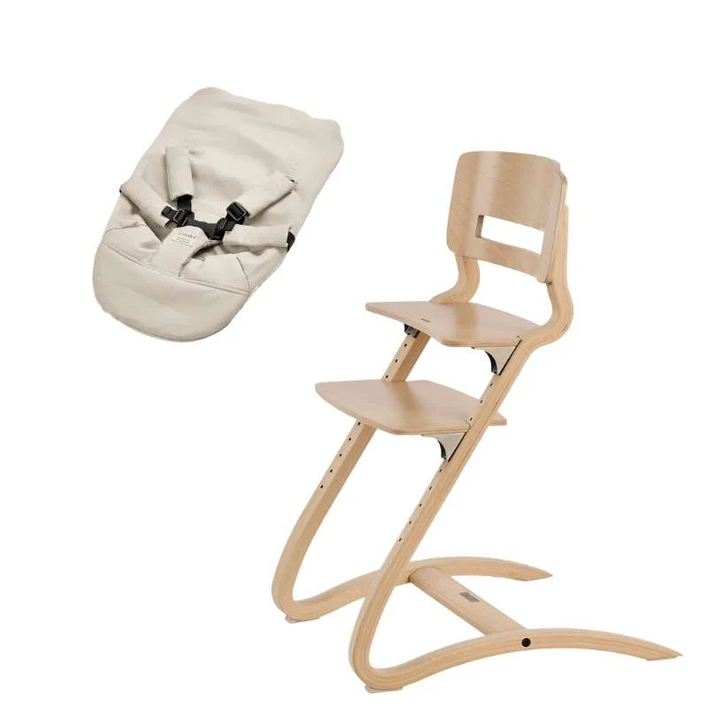 Leander Louie™ Scaun înalt cu suport pentru bebe - Bøg/Natural