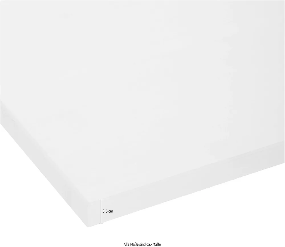 Blat pentru bucatarie Oslo alb din lemn de pin 200x60 cm