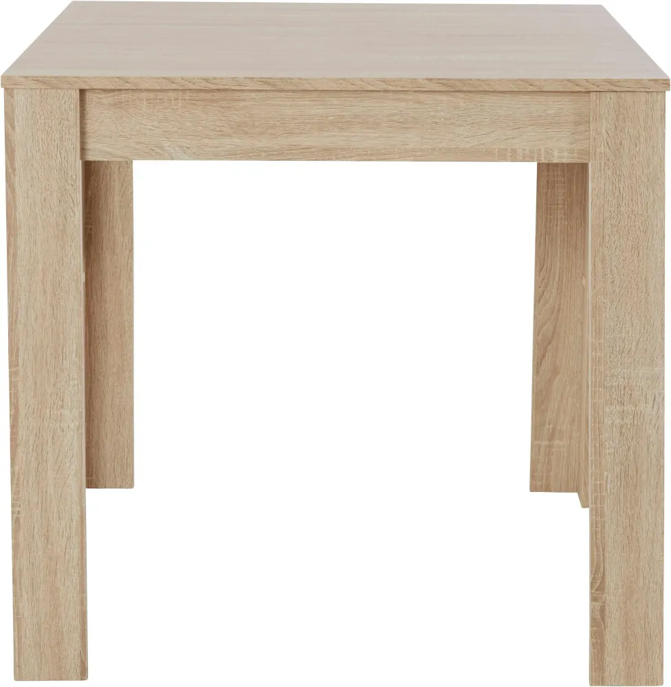 Masa de bucatarie Inosign cu aspect de stejar, 80x80 cm