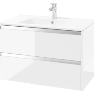 Corp Alb pentru Chiuveta Ceramica si Sertare Soft-Close MID.YOU 80 cm