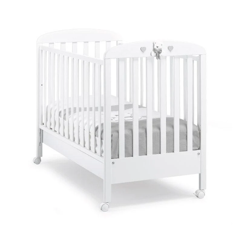 Pat Bebe Tatino Erbesi Design Italian cu sertar si laterala culisanta Alb & Gri