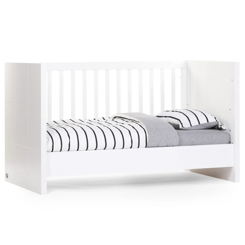Patut Childhome Quadro White 70x140 cm, MDF Alb