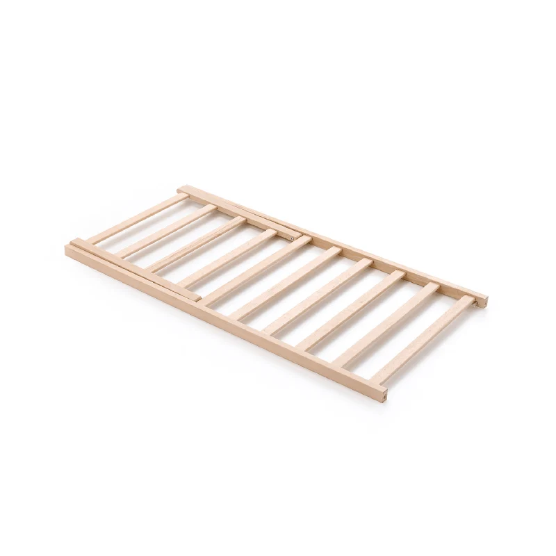 Patut Co-Sleeper Atasabil Contact Dido Alb & Gri cu saltea inclusa si suport Antireflux Lemn Fag Italia