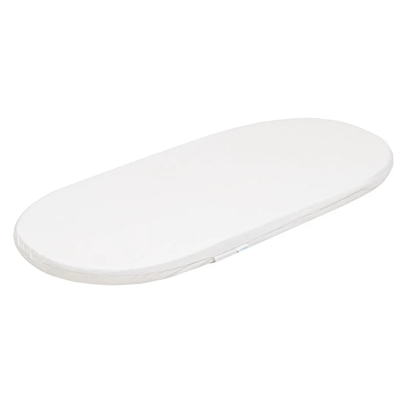 Saltea landou, New Baby, Standard, Husa detasabila si lavabila, Din spuma poliuretanica, 75x35x3.5 cm, 0 luni+, Alb