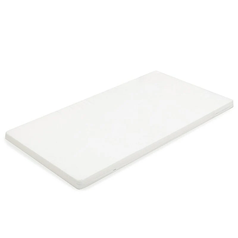 Saltea patut bebe, New Baby, Basic, Din spuma, Cu husa detasabila, 120x60x5 cm, 0 luni+, White