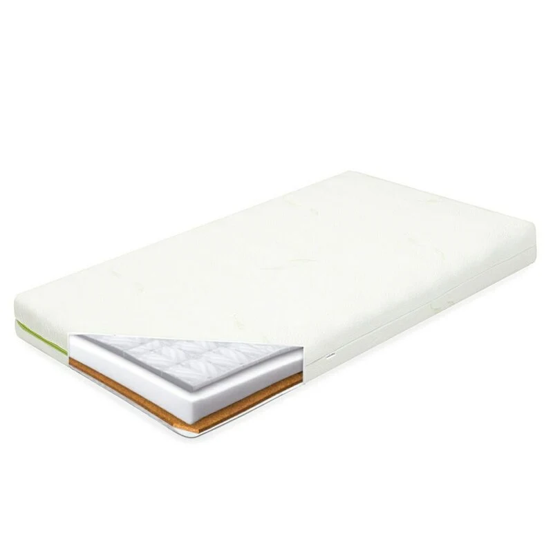 Saltea pentru patut, New Baby, Classy, 120x60x11 cm, Cu Aloe Vera, Compozitie Hrisca-Spuma-Cocos, Hipoalergenica si antiba...