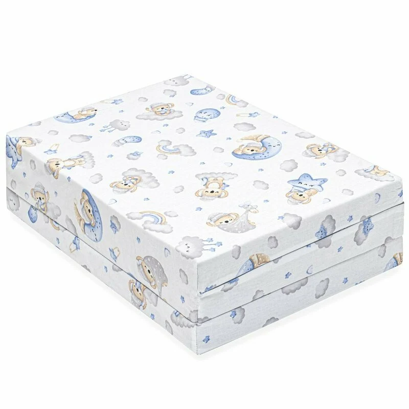 Salteluta pliabila, New Baby, Standard, Pentru patut, Cu geanta de transport inclusa, Cu husa detasabila din bumbac, Din s...