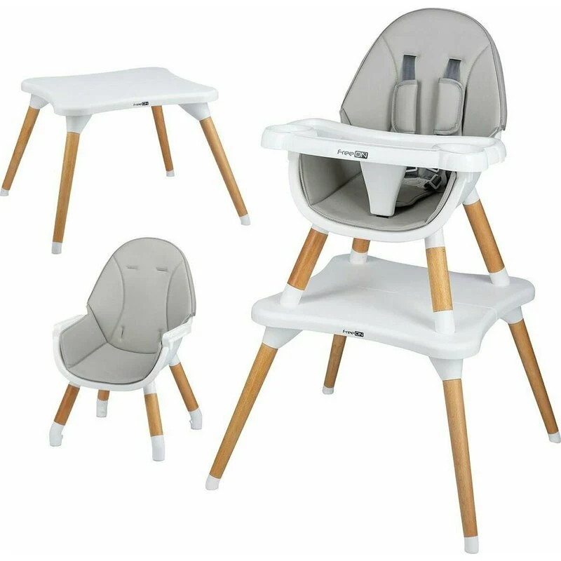 Scaun de masa, FreeON, Eos, 3 1, Multifunctional, Cu tavita reglabila si detasabila, Conform cu standardul european de sec...