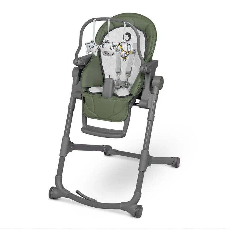 Scaun de masa, Lionelo, Cora Plus, Multifunctional, Reglabil 4 pozitii pe inaltime, Spatar reglabil 3 pozitii, Cu bara de...