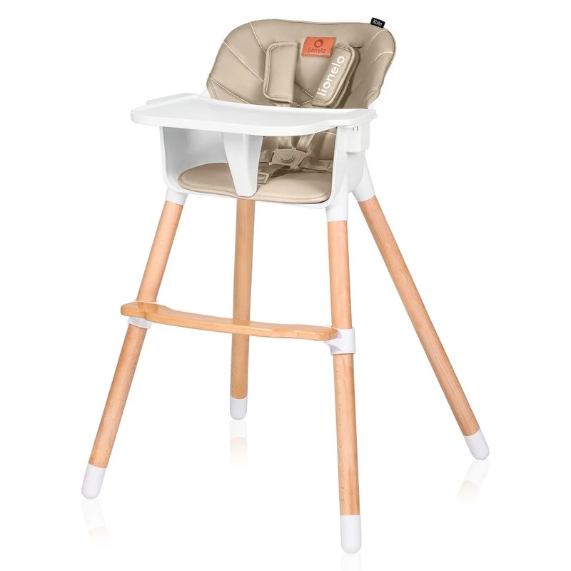 Scaun de masa, Lionelo, Koen, Din fag, 2 1, Transformabil, Sustine 30 kg, 6 luni+, Conform cu standardul european de secur...