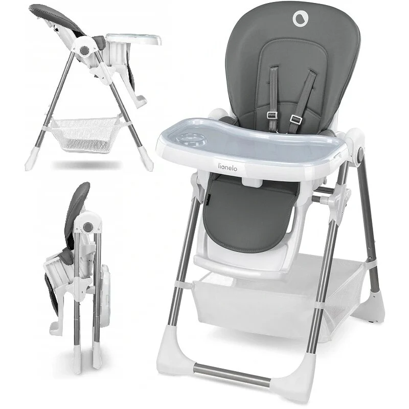 Scaun de masa, Lionelo, Linn Plus, Reglabil, 6 Pozitii pe inaltime, Spatar reglabil 3 pozitii, Din metal, Conform cu stand...