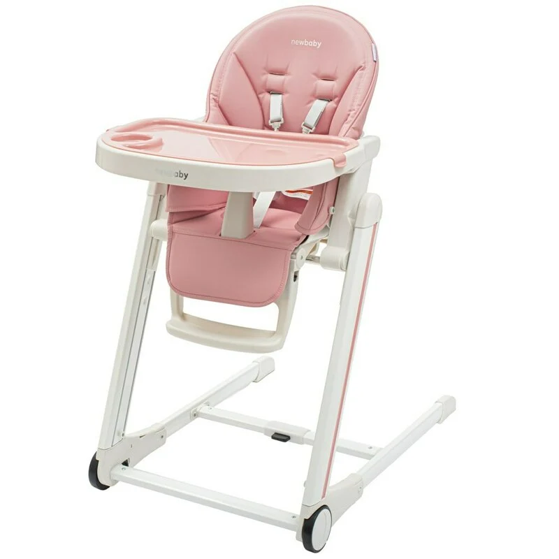 Scaun de masa, New Baby, Muka, Pliabil, Pana la 15 kg, Reglabil pe inaltime 5 trepte, Reglare suport pentru picioare 3 tre...