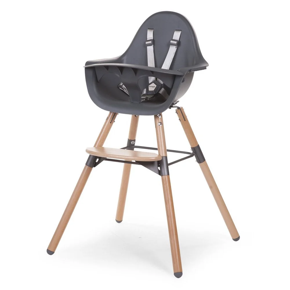 Scaun de masa reglabil inaltime Childhome Evolu 2 Natural Antracit
