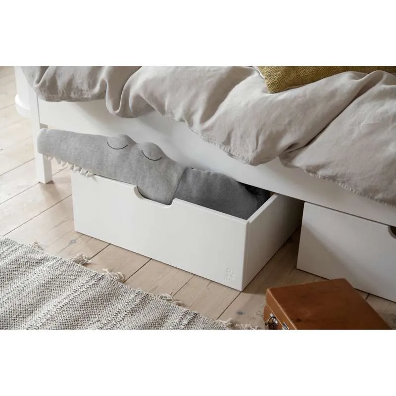 Sebra Patul și Masa de Schimbat cu Accesorii - Alb Clasic - Pachet Deluxe 5