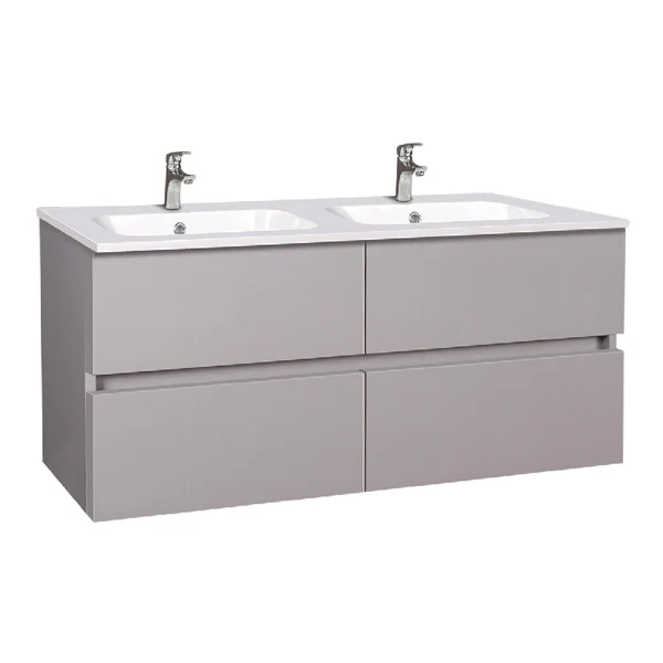 Dulap de Baie Wellis Elois grey 119x45x55 cm