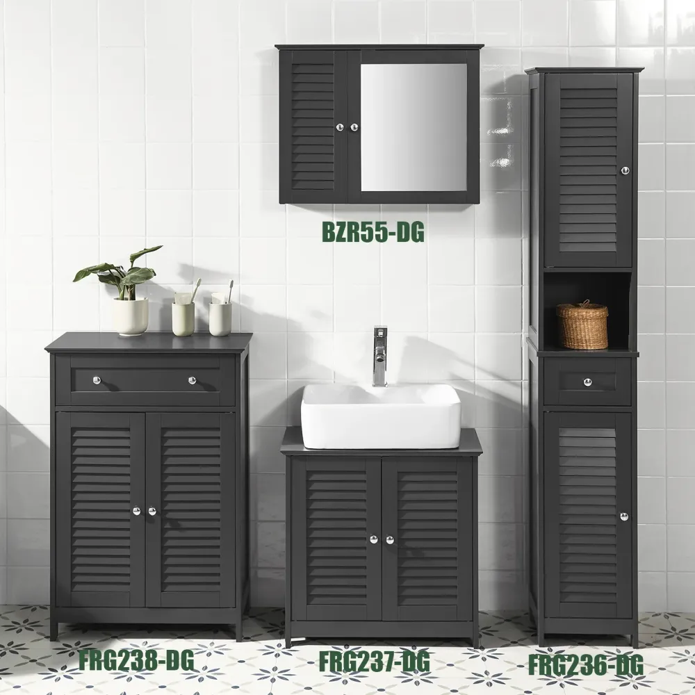 SoBuy Comodă 60x35x87cm FRG238-DG