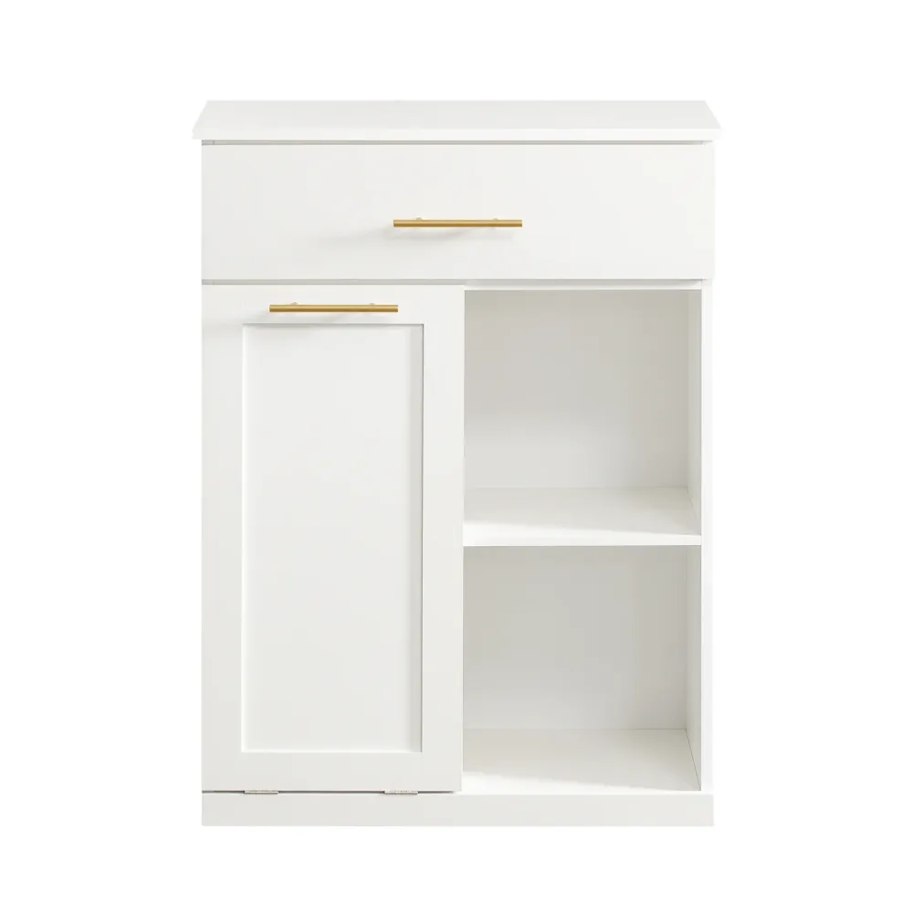 SoBuy Dulap dulap cu suport lenjerie 66x37x95cm BZR66-W