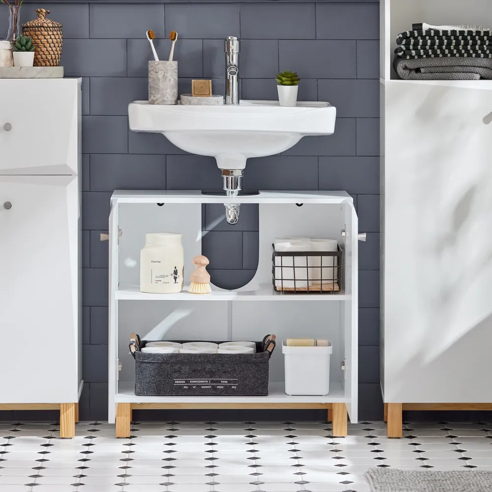 SoBuy Lavabo 60x30x60cm BZR92-W