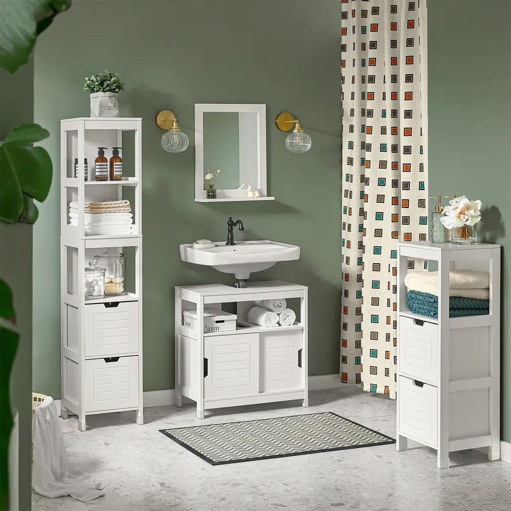 SoBuy Lavabo 60x30x60cm FRG128-W