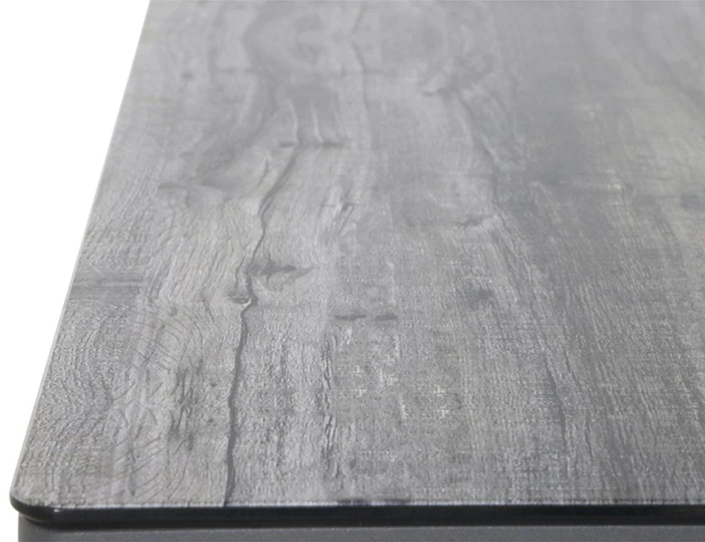 Masă grădină Siena Carim din aluminiu si sticla, 70x70 cm
