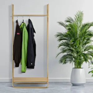 Suport de Umerase Mauro Ferretti Glam Stand Abiti 63,5X40,5X142 cm, Auriu