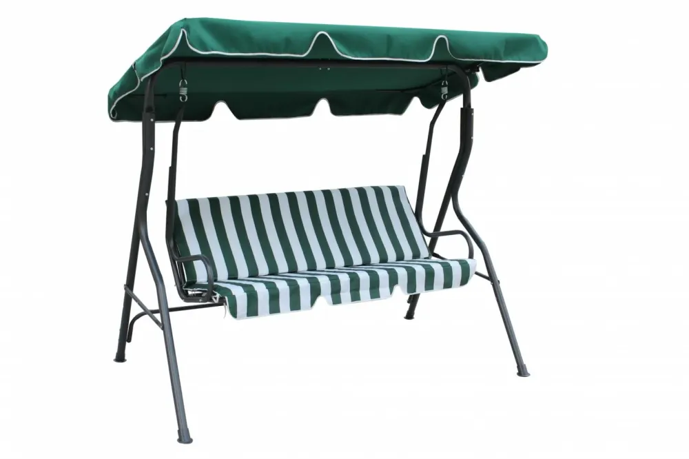 Balansoar 3 Locuri Heinner STBL006 | 177x110x146cm, Verde, Gradina