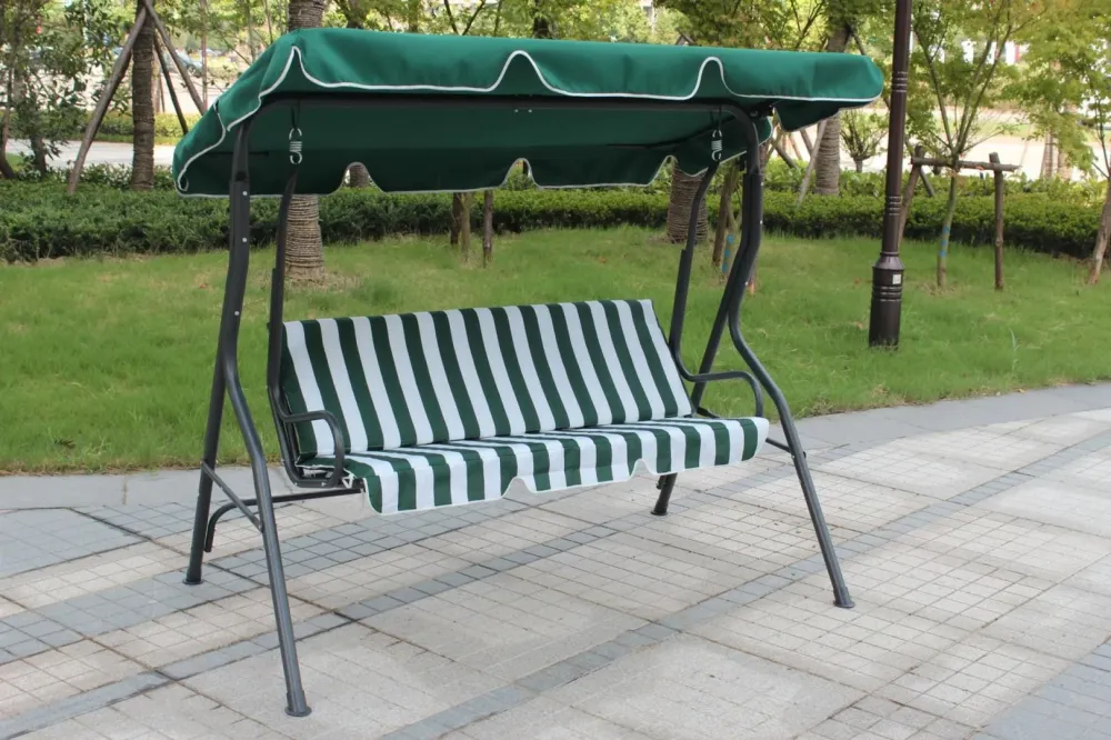 Balansoar 3 Locuri Heinner STBL006 | 177x110x146cm, Verde, Gradina