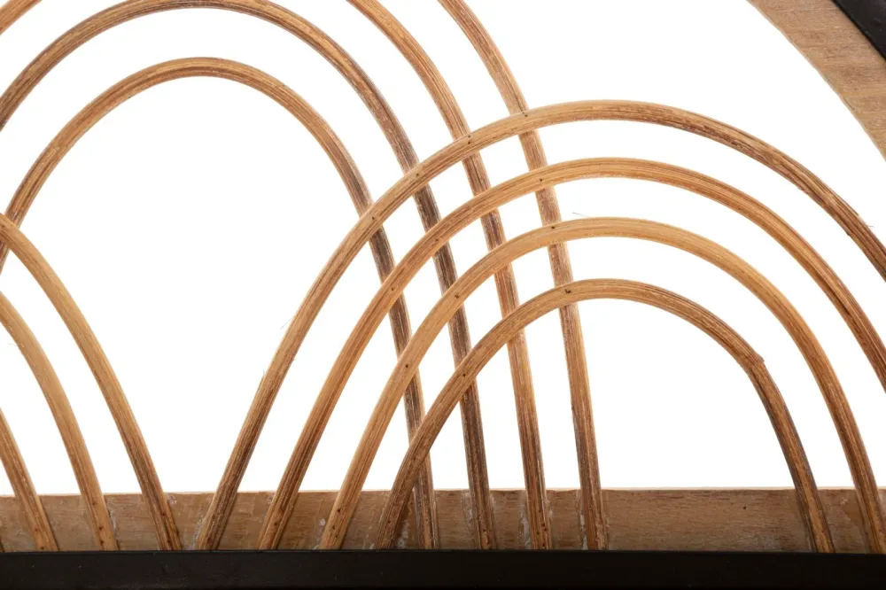 Raft de Perete/Cuier Mauro Ferrettis Helf Oporto Hangers 46X15,5X30 cm, Negru/ Maro