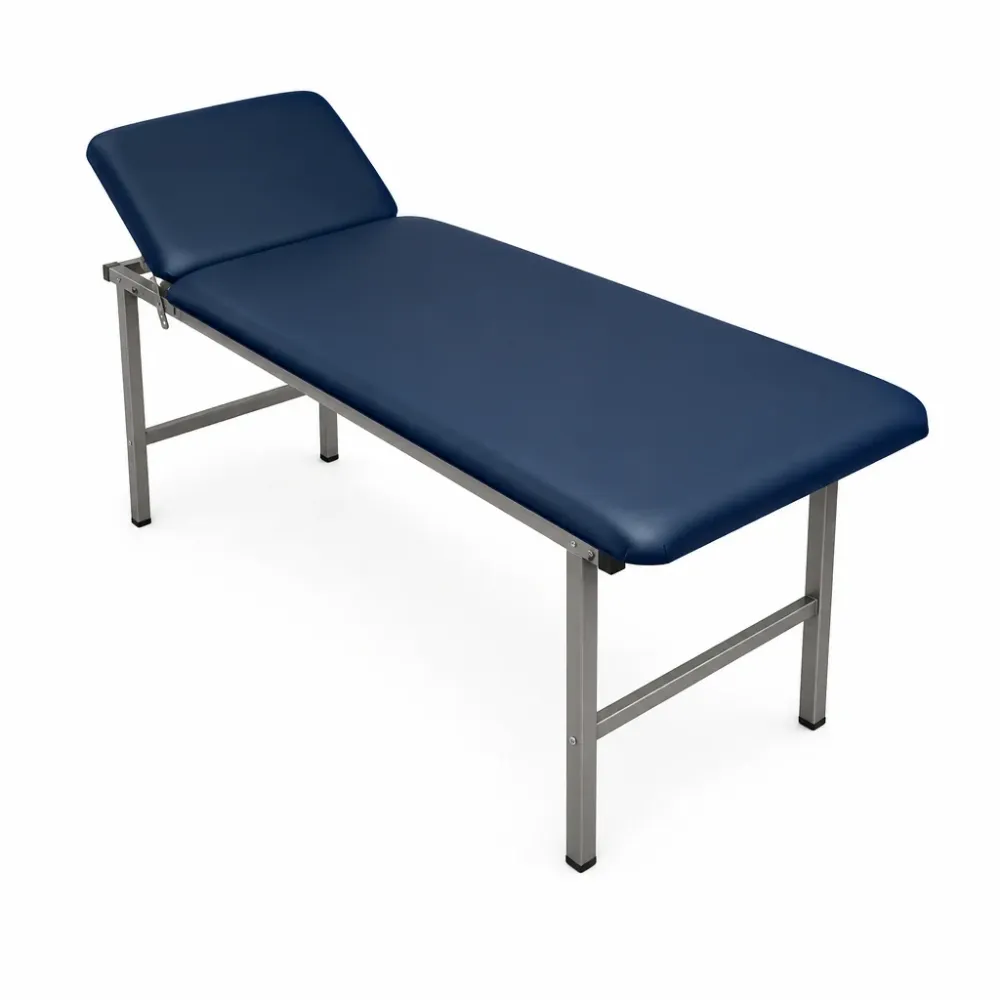 Canapea examinare, metalica, 2 sectiuni, schelet metalic + cap rabatabil