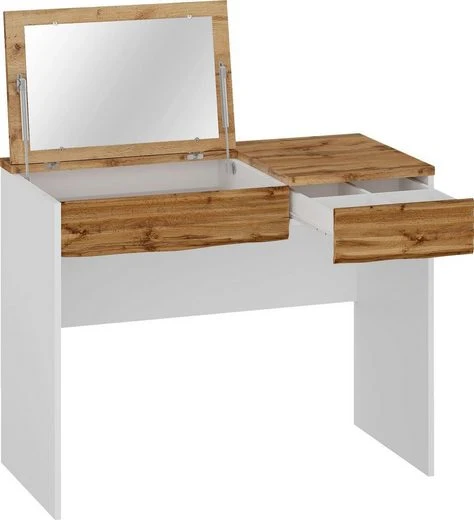 Masă de toaleta Inosign cu aspect de lemn, 98,5 cm latime