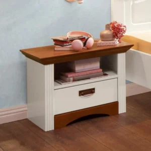 Noptieră Konrad din lemn de pin cu aspect rustic 56 cm