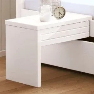 Noptiera Capre alba din lemn de pin 38x26 cm