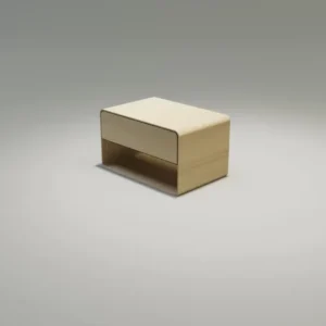 Noptiera lemn masiv stejar, Kris 1 Alto