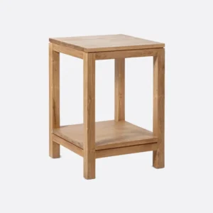 Noptiera lemn masiv teak, Essent