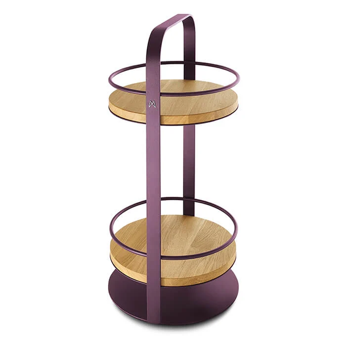 Noptiera, masuta cafea, structura metalica si lemn, Acan
