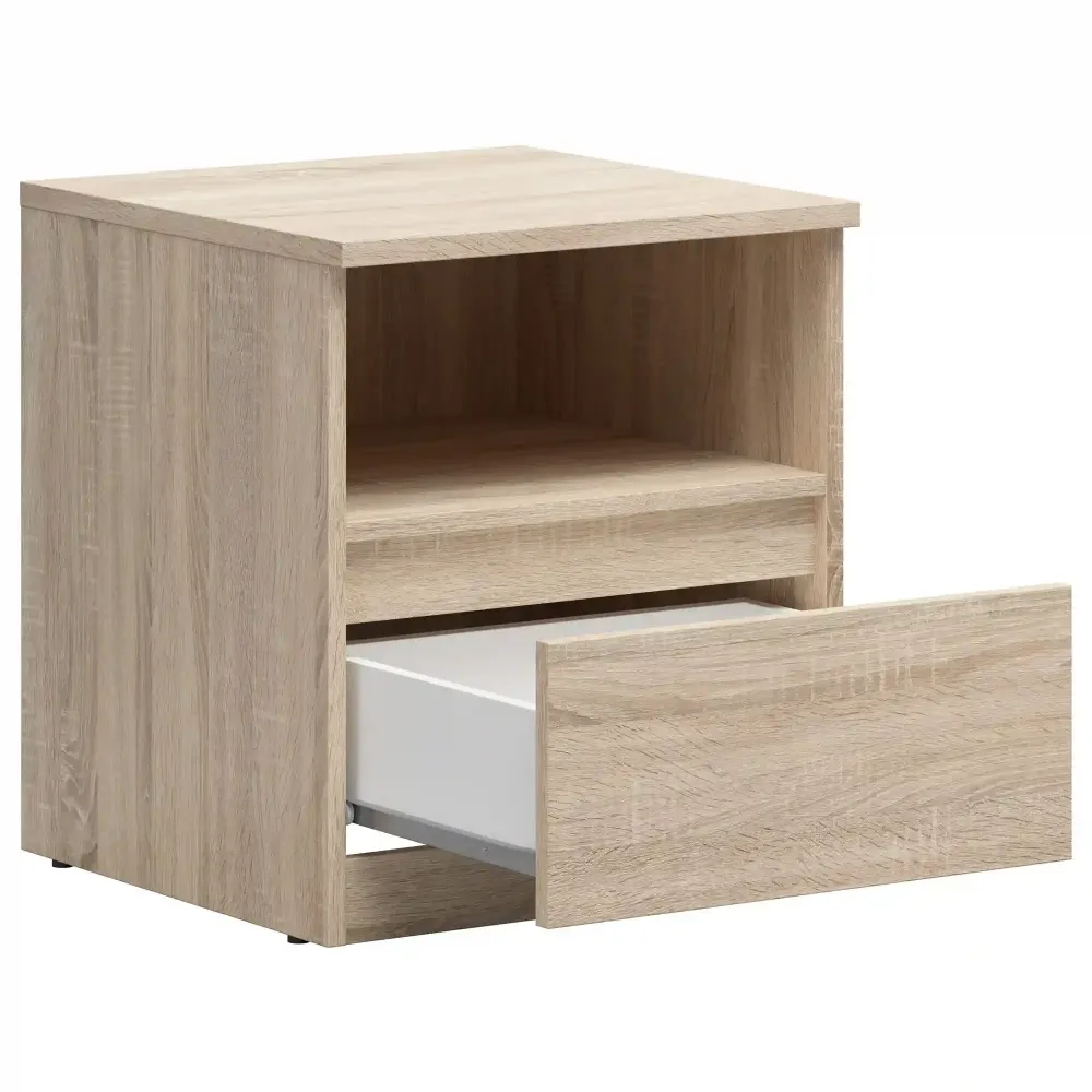 Noptiera TETRIX, stejar sonoma, PAL laminat, 45x45x51 cm